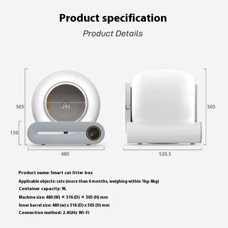 Automatic Litter Box Cat Toilet Smart Pooper Scooper - Image 8