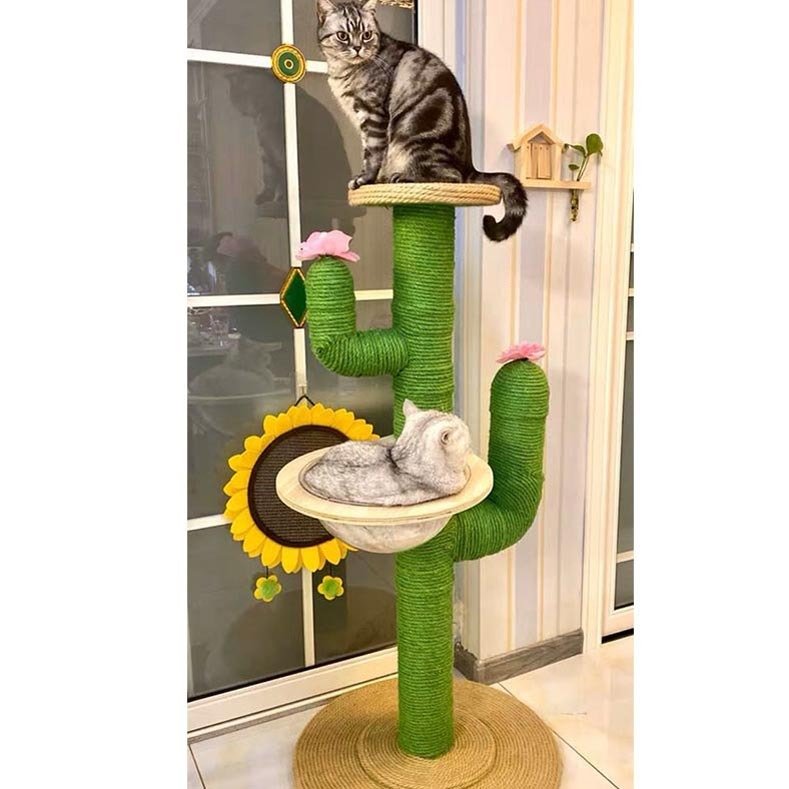 Cactus Cat Climbing Frame Self-made DIY Complete Material Package - Image 9